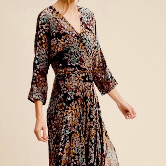 Anthropologie boho chic Moulinette Soeurs floral jumpsuit size 2 - Picture 5 of 10